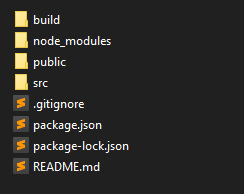 Build folder after npm run build